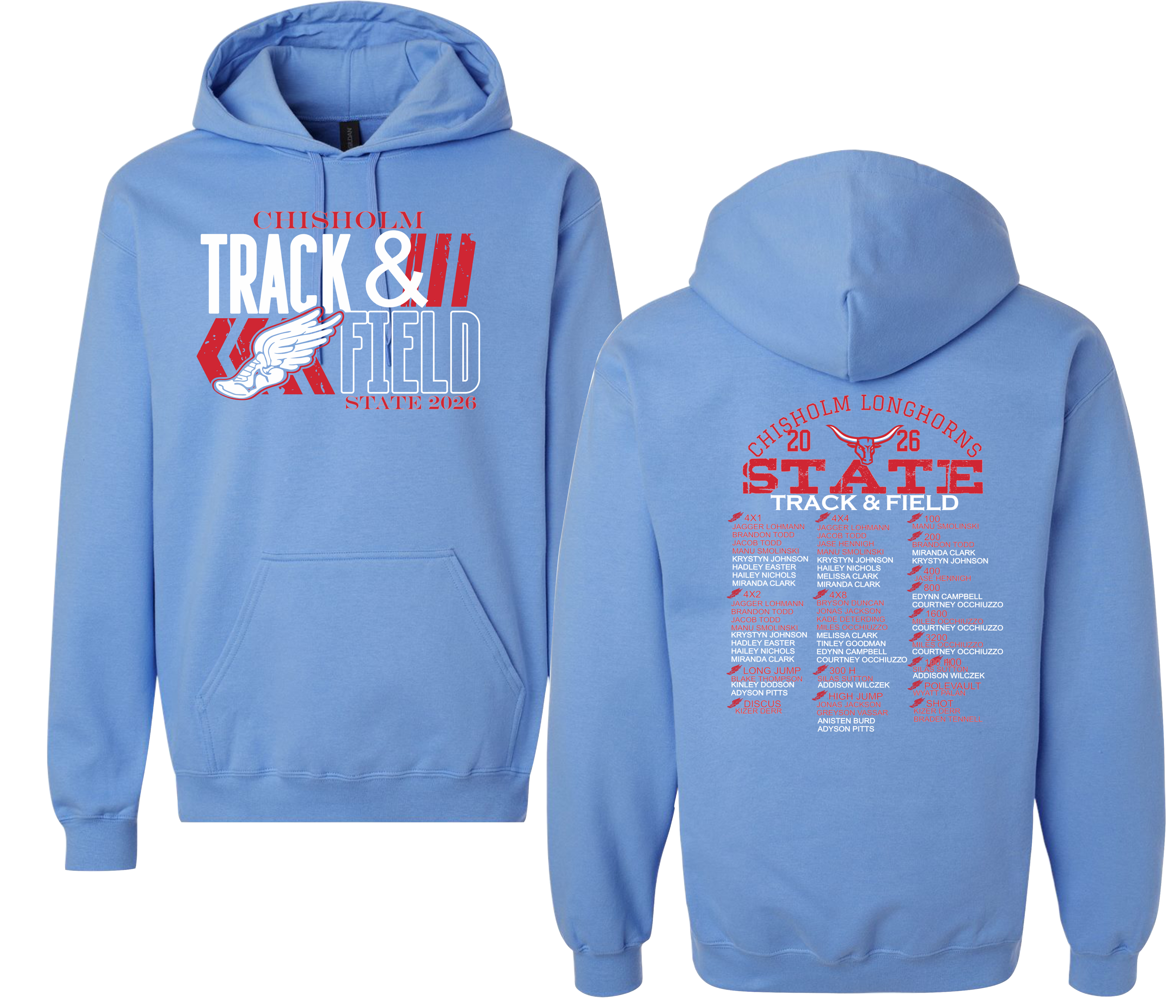 CHISHOLM STATE TRACK HOODIE
